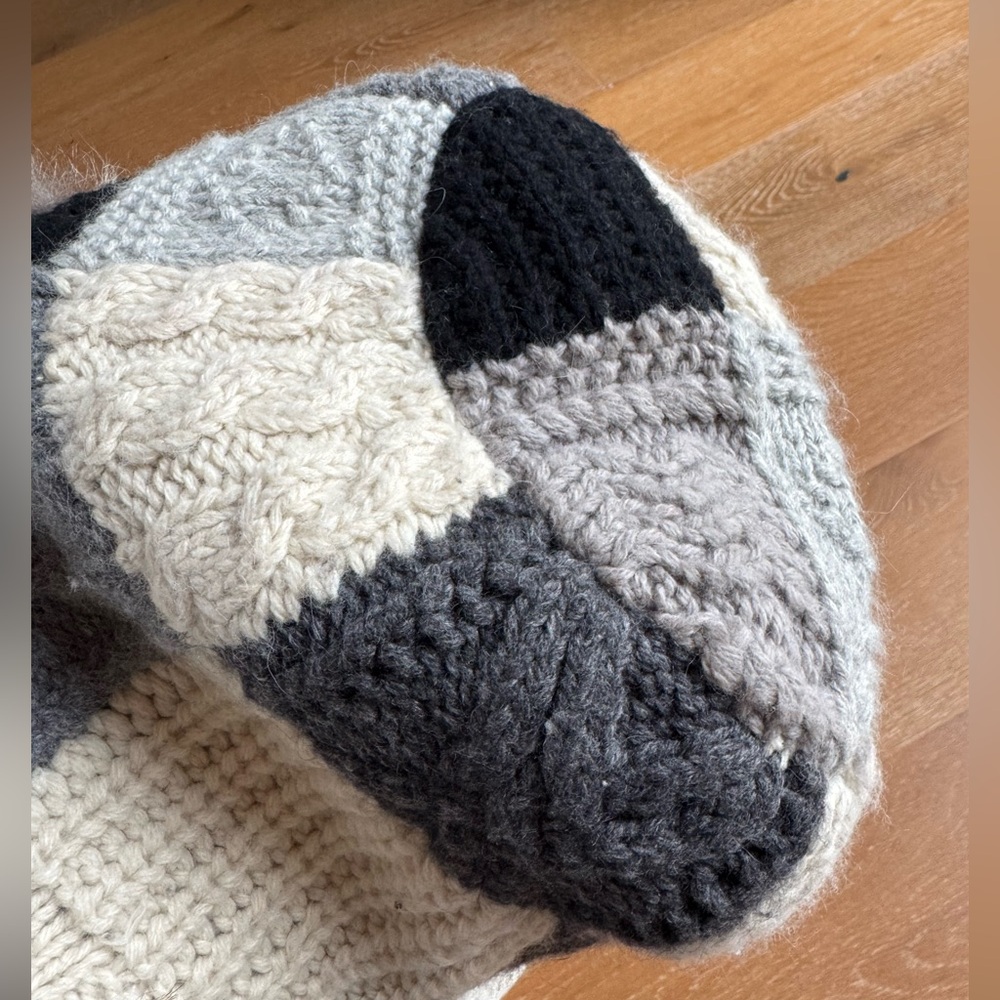 American Eagle Trapper Patchwork Design With Faux… - image 4